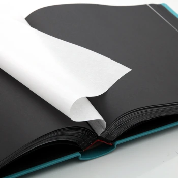 Album wklejany Fines Turkus XL z tłoczeniem (tradycyjny 100 czarnych stron)